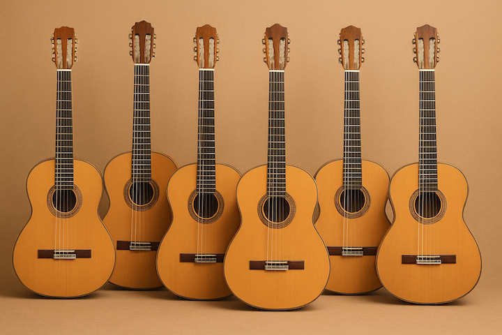Several guitars