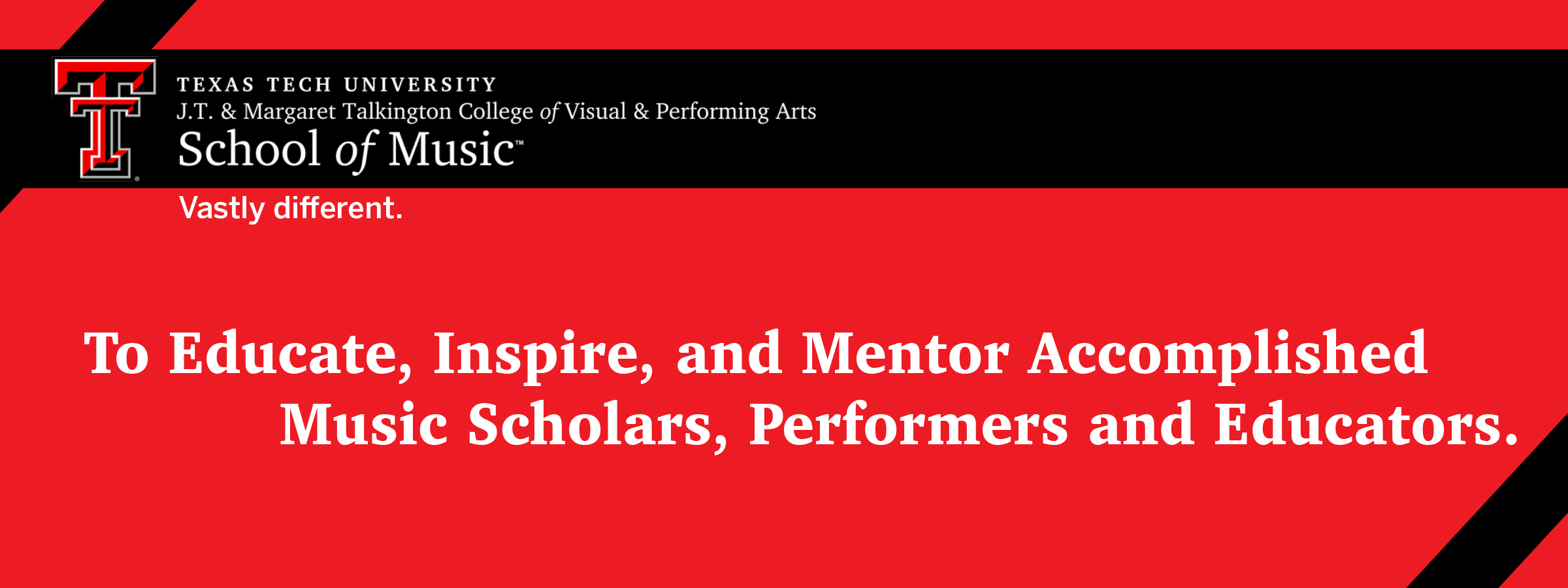 About the School School of Music TTU