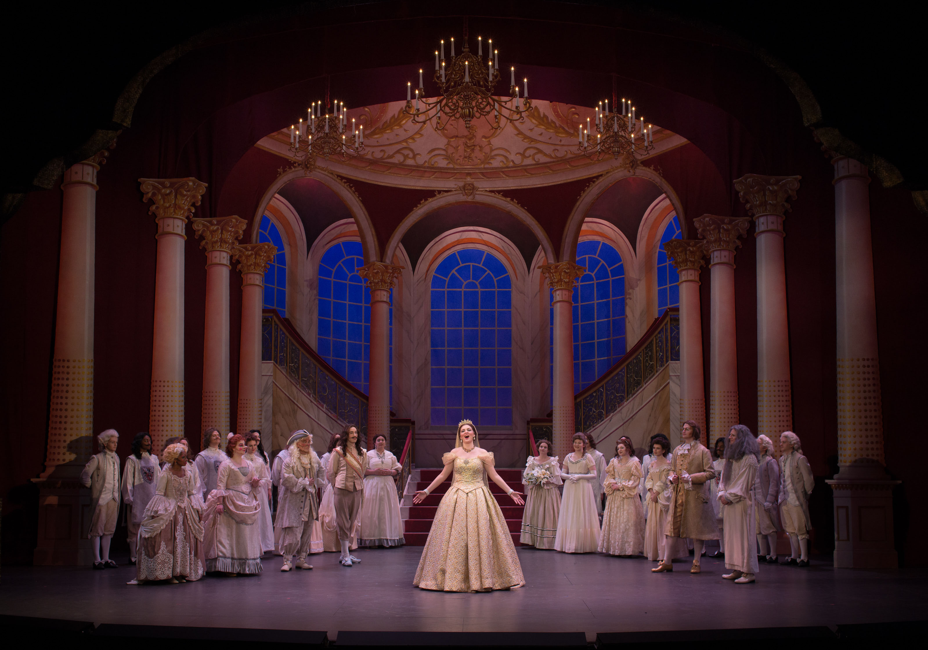 Kathleen Felty as Cinderella in the AJ Fletcher Opera Institute's "La Cenerentola" by Rossini, 2018