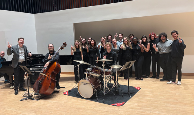 Group picture of TTU Caprock Jazz