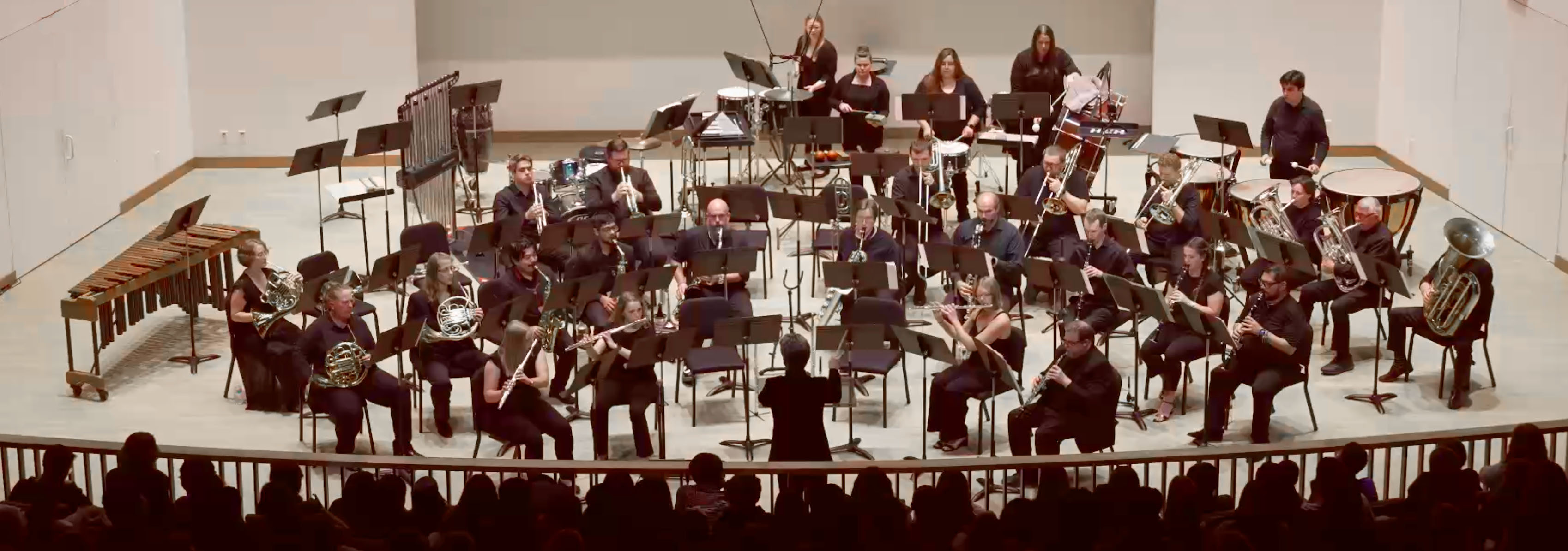 Dust Coast Winds performing on-stage