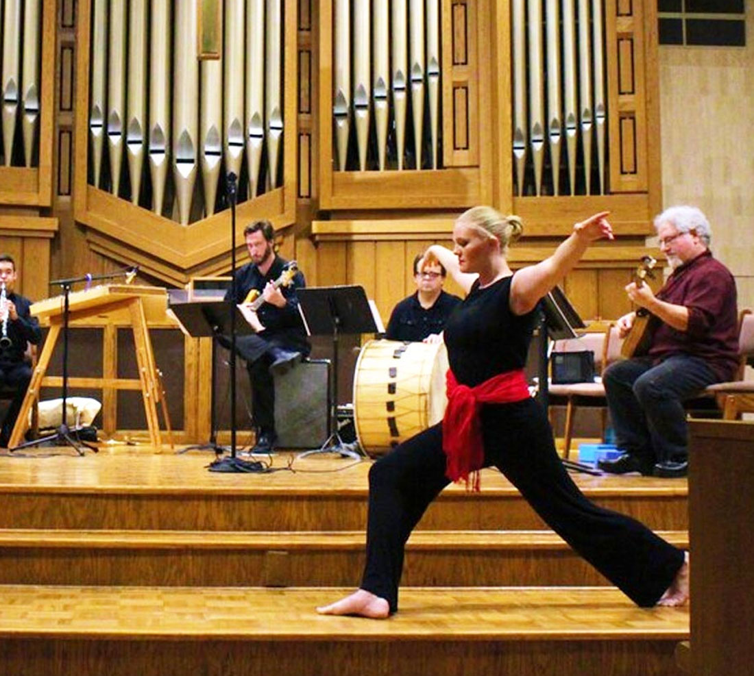 TTU Balkan Ensemble students performing