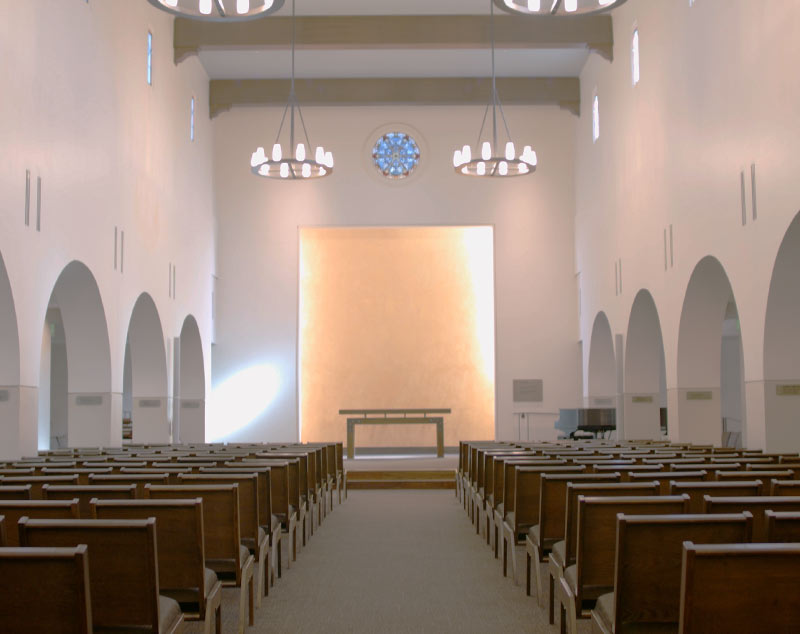 Inside Hance Chapel on the TTU campus