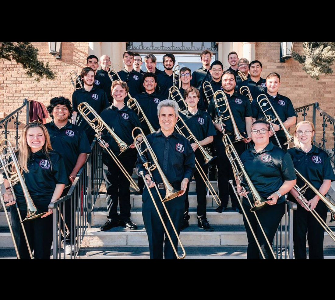 SOM faculty and students that are a part of the Trombone Studios