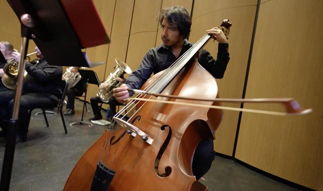 TTU Student playing cello