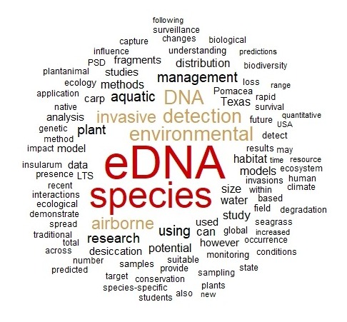 word cloud based on lab publications