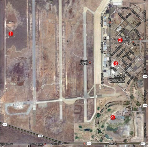 location map of mist-netting sites
