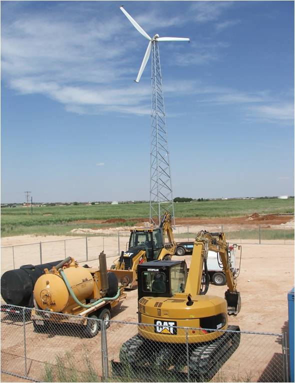 heavy equipment and small turbine