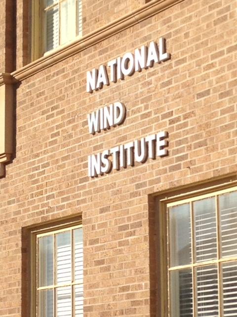 Outside view of the National Wind Institute (nwi) building