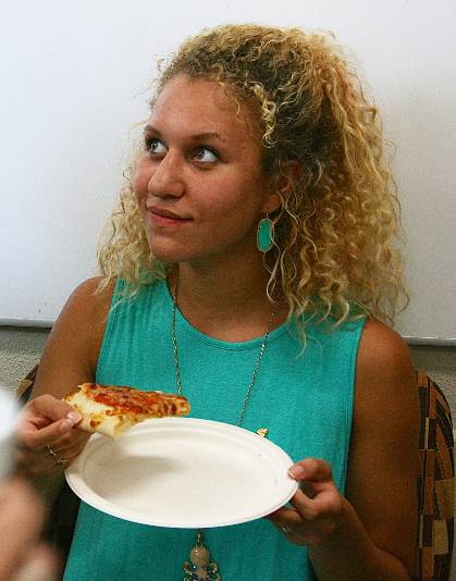 TTU student gives big smile at Raider Welcome