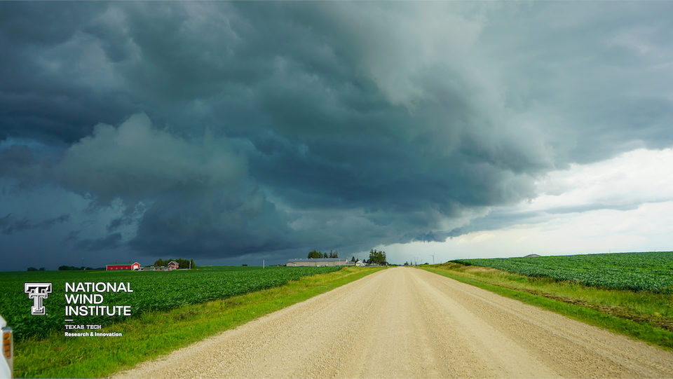 The view of the storm