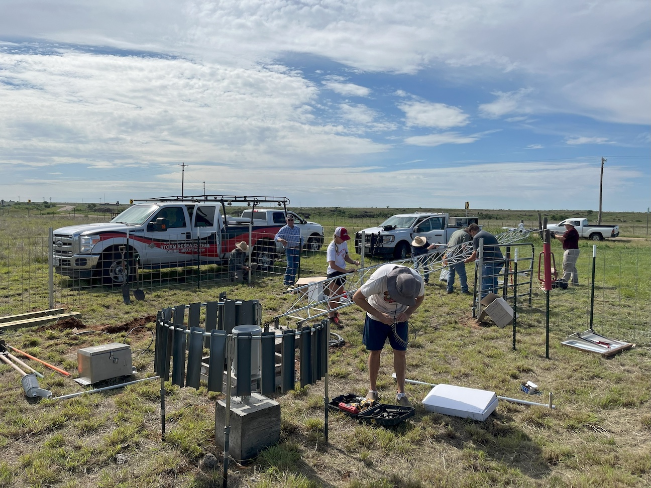 Team building mesonet site