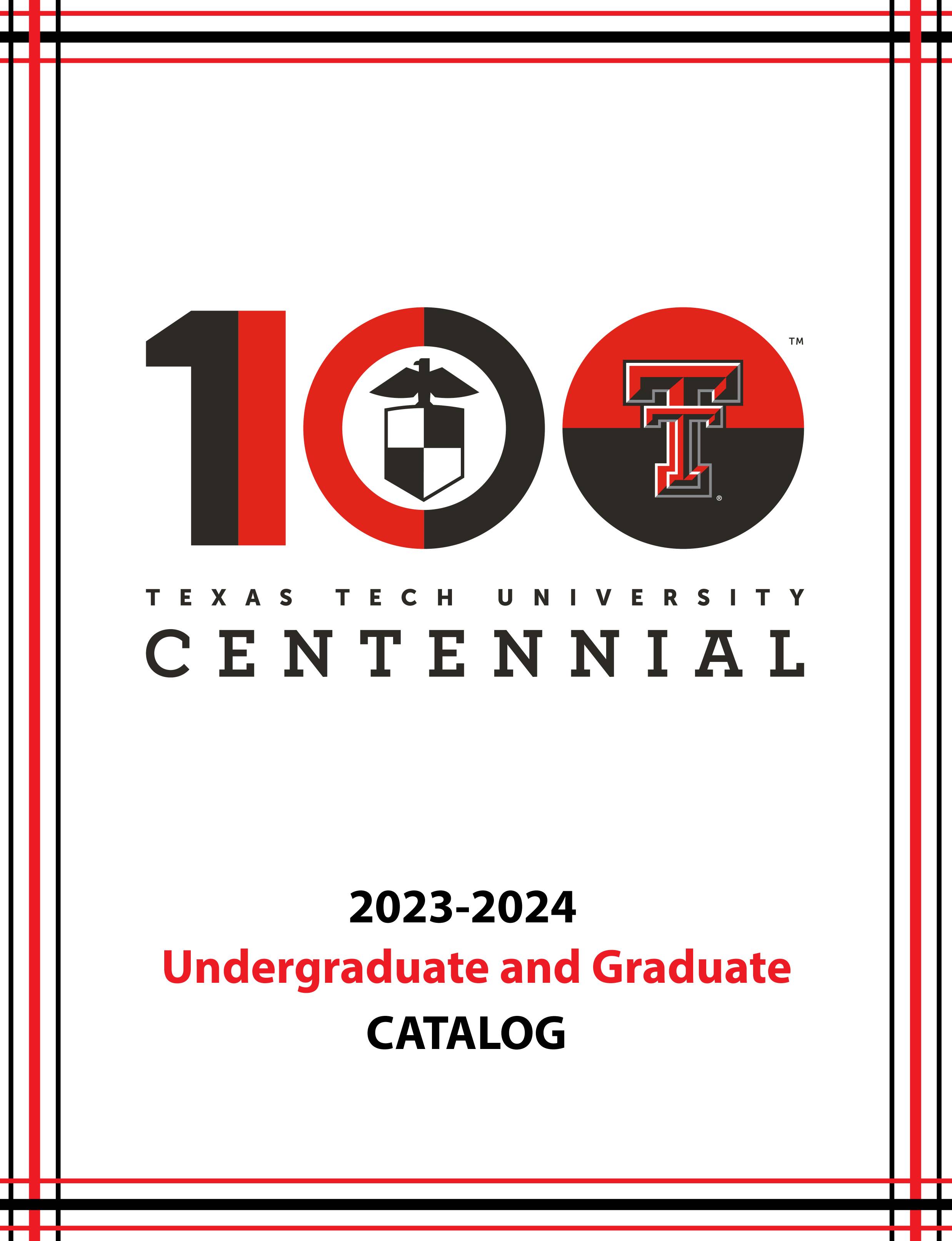 2023-24 TTU catalog cover