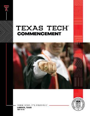 May 2026 commencement program cover