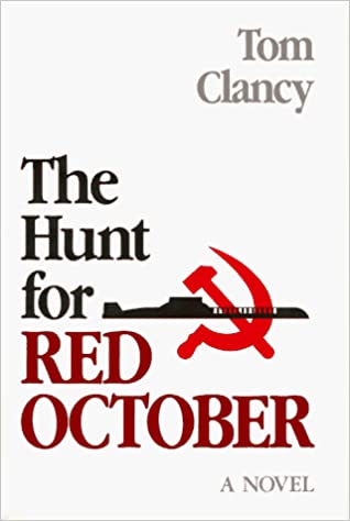 The Hunt for Red October by Tom Clancy book cover