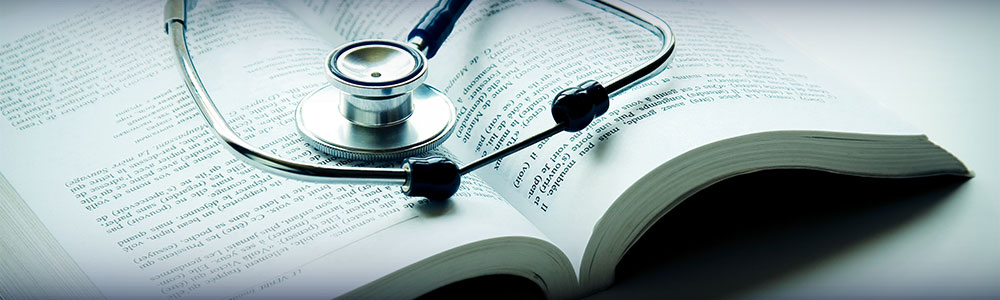 stethoscope on a book