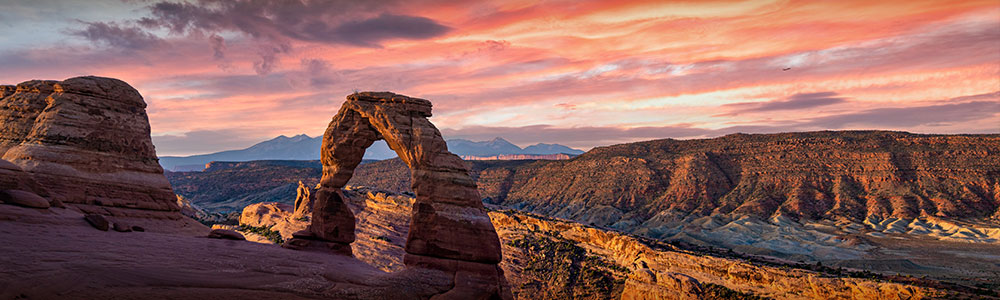  Sunset at Arches National Park in Utah