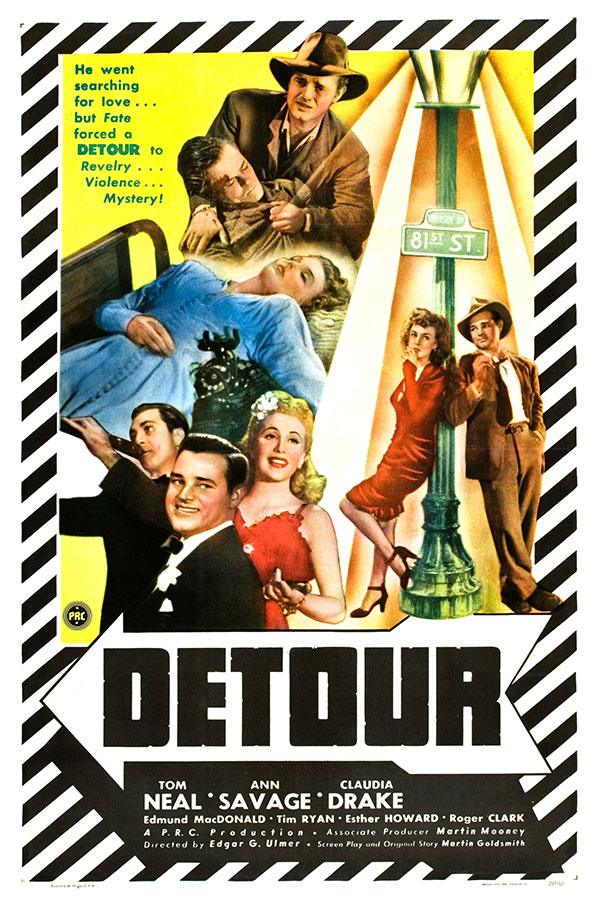 Detour (1945) movie poster