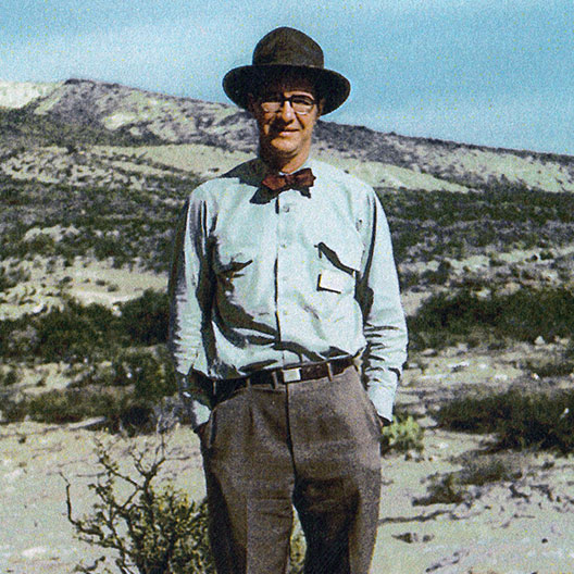 Grover Murray in Big Bend in the late 1940s.