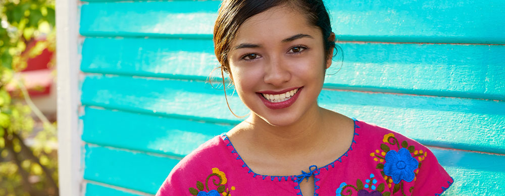  Smiling woman