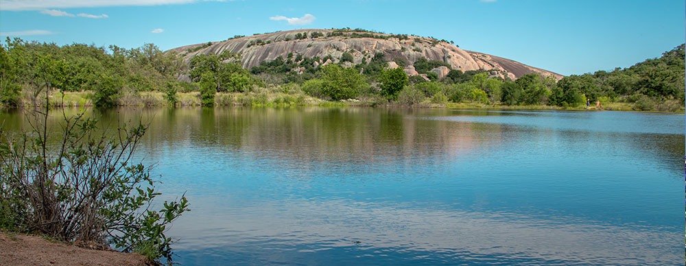 Moss Lake at Enchanted Rock State Park