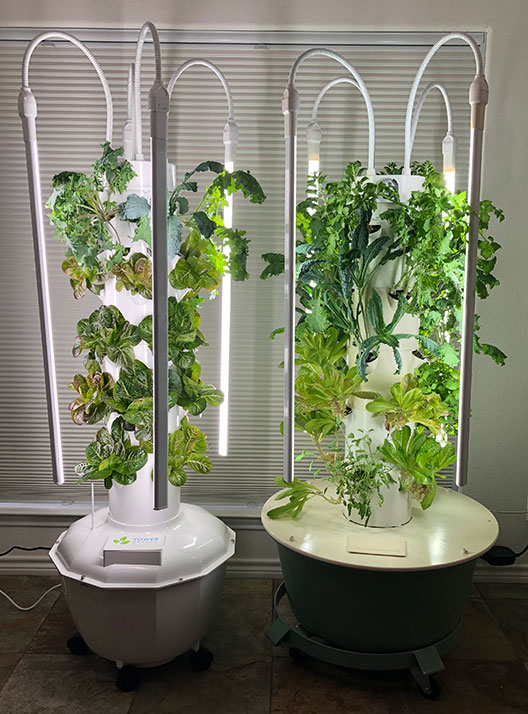 Indoor tower gardens