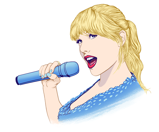 Illustration of Taylor Swift