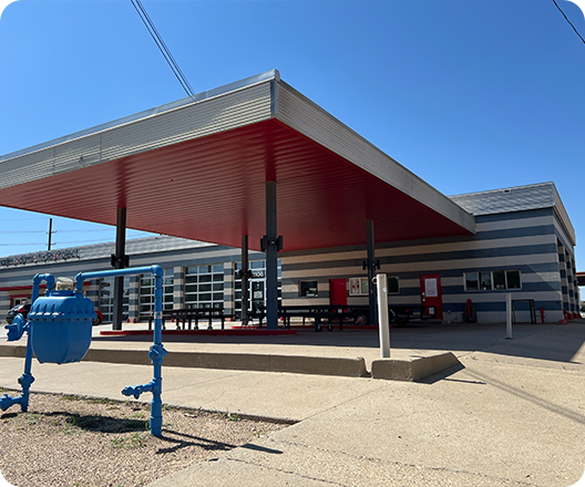 a studio building in the Charles Adams Studio Project 