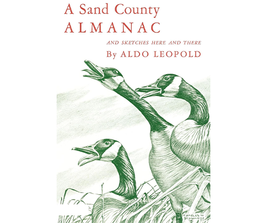 book cover of the Sand County Almanac by Aldo Leopold
