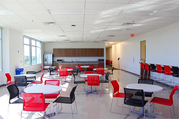 Photo of a cafe - food service area.