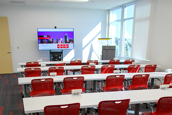 Photo of classroom #1.
