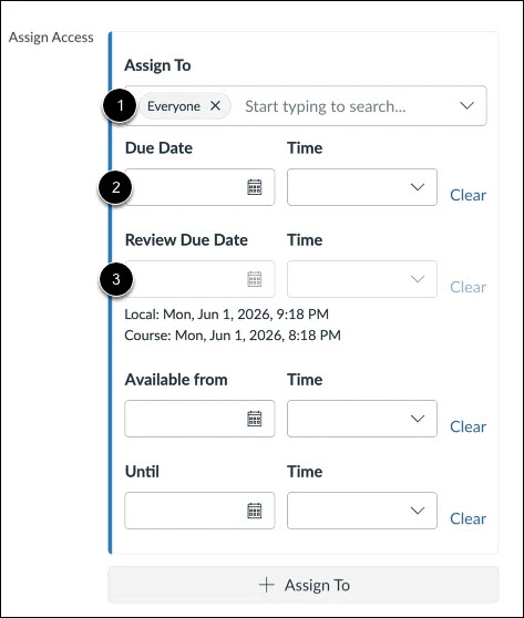 Add Due Date