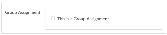 Add Group Assignment