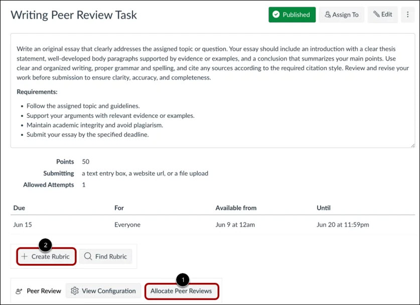 Open Peer Review Assignment
