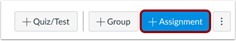 Create Canvas Assignment