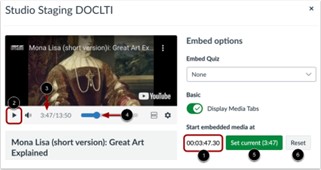 Set Start Time for Media