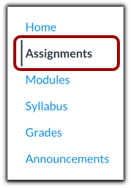 Assignments button