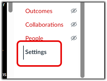 Settings Button