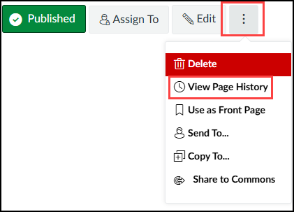 View page history