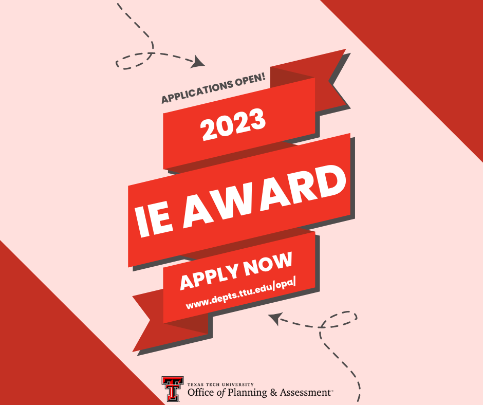 the 2023 IE award applications open