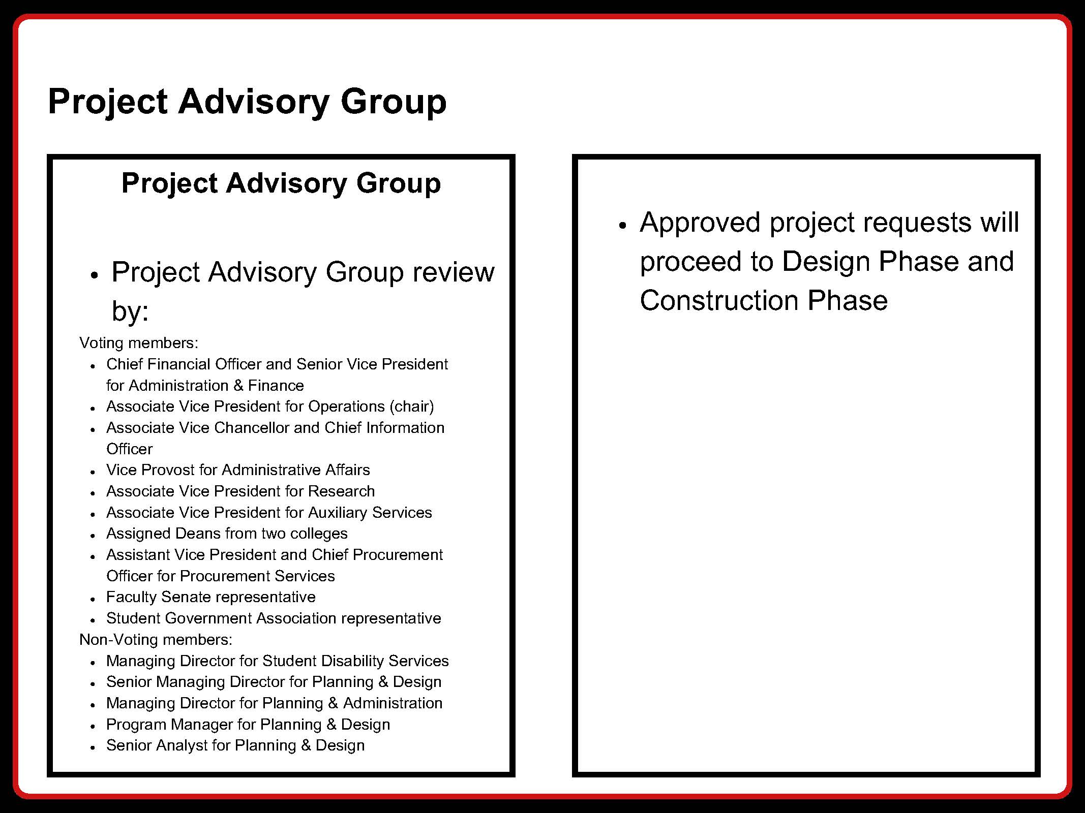 Project Advisory Group