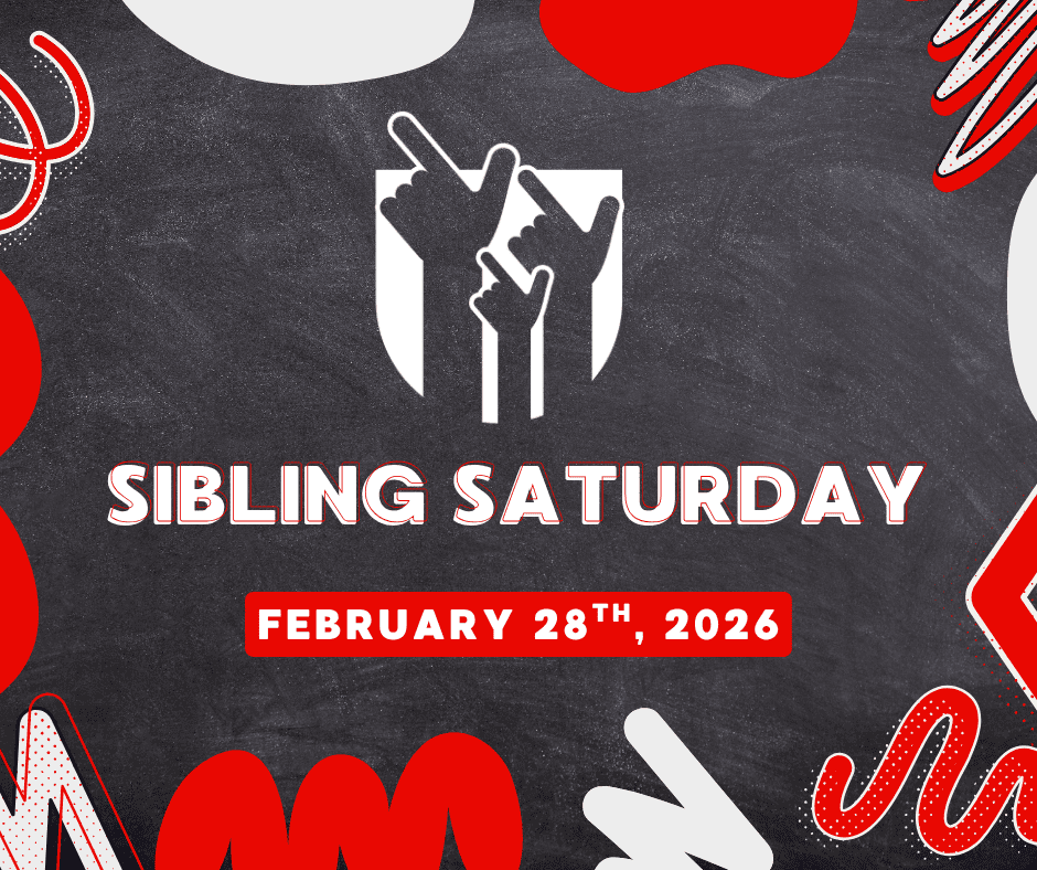 savethedate for Sibling Saturday 2026