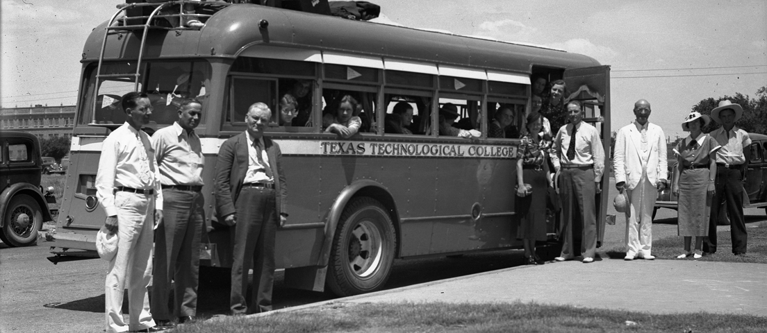 See how Texas Tech looked in its early days of busing and driving