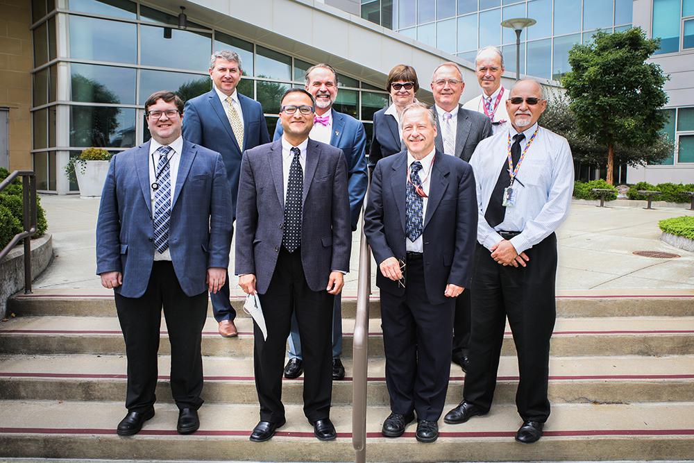 A team of petroleum engineering researchers from Texas Tech University visited NETL in Morgantown, West Virginia