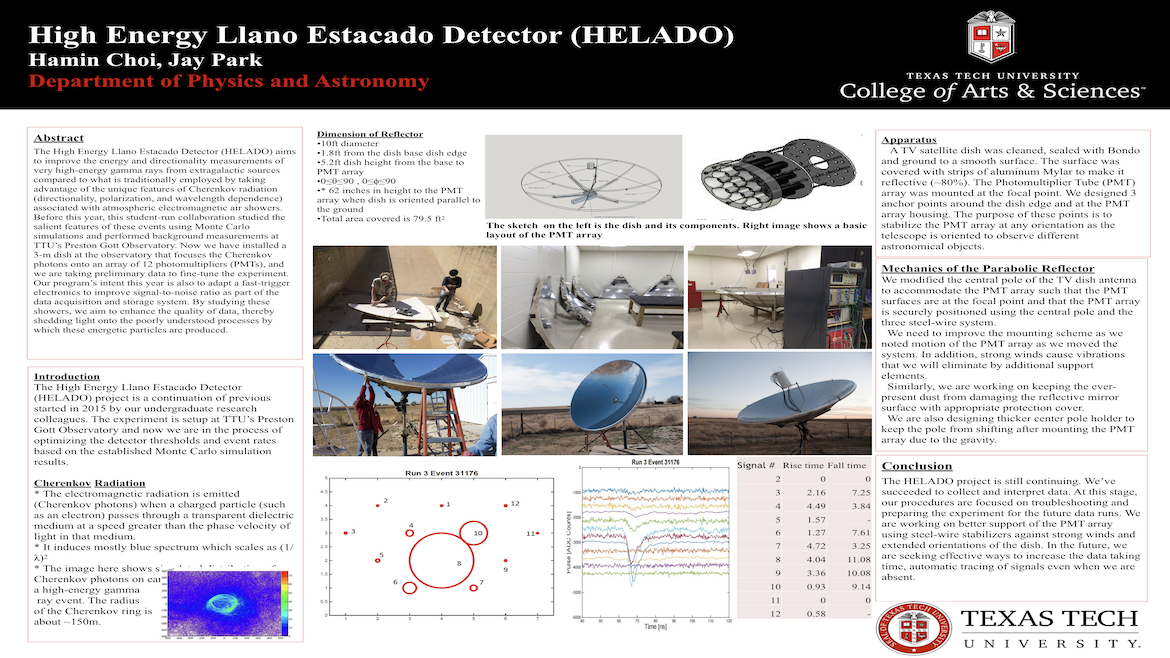 Beg Stop ore HEALDO | Advanced Particle Detector Laboratory | Physics and Astronomy | TTU