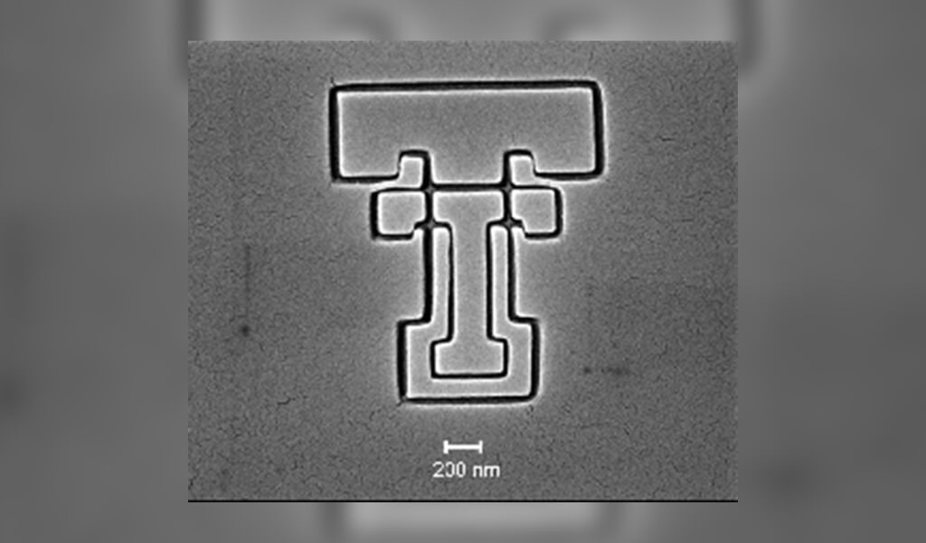nano image of Texas Tech logo
