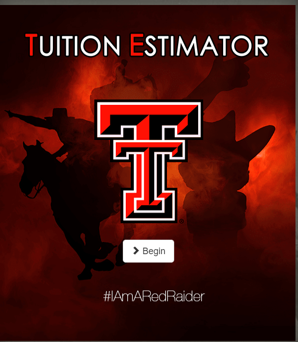 Texas Tech Tuition Estimator