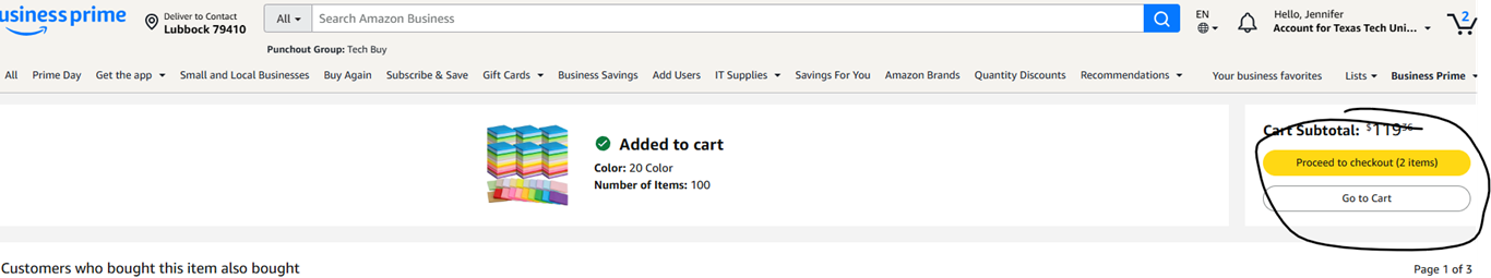 After adding a product to the cart, Proceed to Checkout.