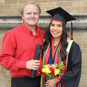 Dulce Hudgins with husband, Tim