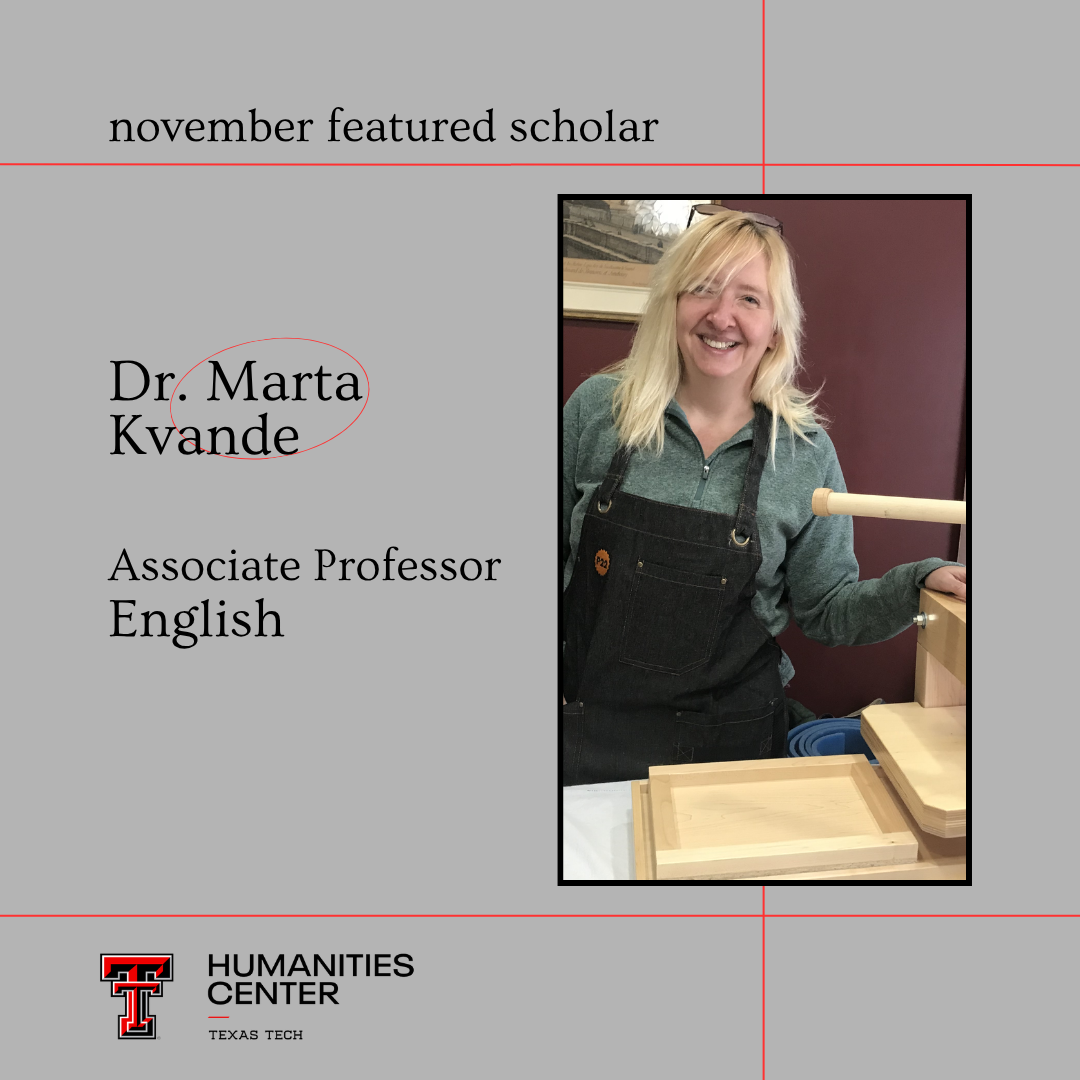 November 2025 Featured Scholar Dr. Marta Kvande
